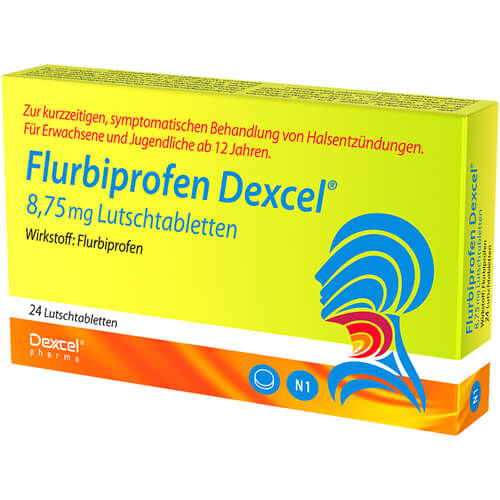 FLURBIPROFEN Dexcel 8,75 mg Lutschtabletten FLURBIPROFEN Dexcel 8,75 mg Lutschtabletten