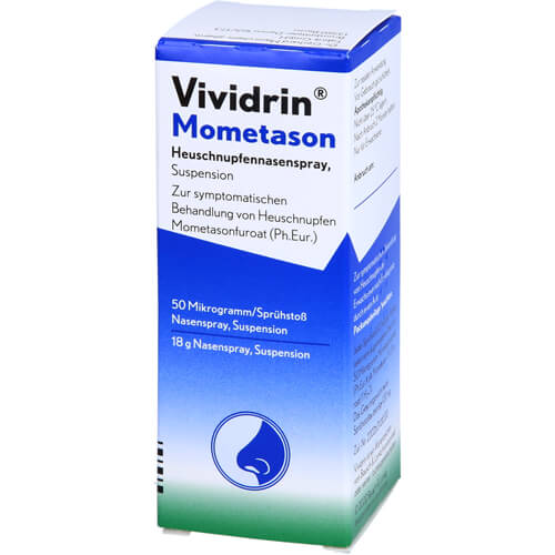 VIVIDRIN Mometason Heuschn.Nspr.50μg/Sp. 140SprSt. VIVIDRIN Mometason Heuschn.Nspr.50μg/Sp. 140SprSt.