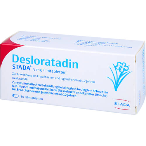 DESLORATADIN STADA 5 mg Filmtabletten DESLORATADIN STADA 5 mg Filmtabletten