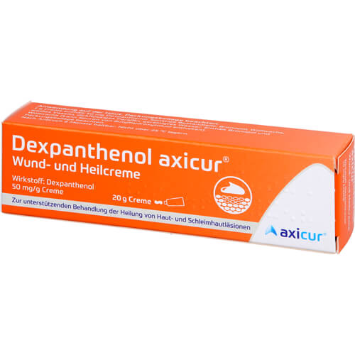 DEXPANTHENOL axicur Wund- und Heilcreme 50 mg/g DEXPANTHENOL axicur Wund- und Heilcreme 50 mg/g
