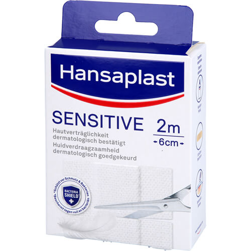HANSAPLAST Sensitive Pflast.hypoallergen 6 cmx2 m HANSAPLAST Sensitive Pflast.hypoallergen 6 cmx2 m