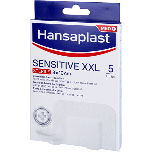 HANSAPLAST Sensitive Wundverband steril 8x10 cm HANSAPLAST Sensitive Wundverband steril 8x10 cm