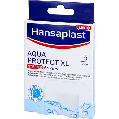 HANSAPLAST Aqua Protect Wundverb.steril 6x7 cm HANSAPLAST Aqua Protect Wundverb.steril 6x7 cm