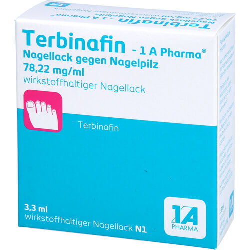 TERBINAFIN-1A Pharma Nagell.g.Nagelpilz 78,22mg/ml TERBINAFIN-1A Pharma Nagell.g.Nagelpilz 78,22mg/ml
