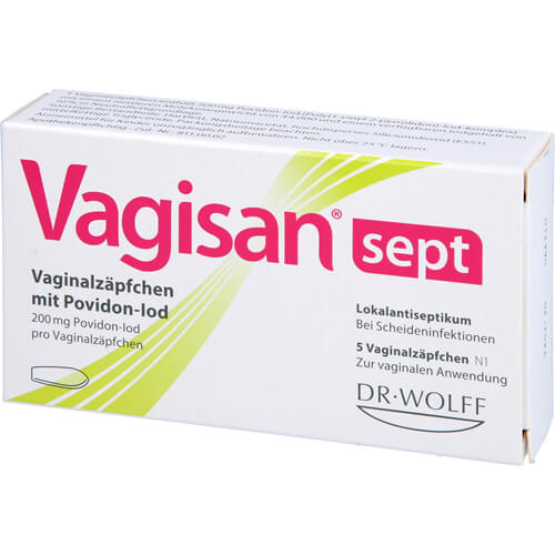 VAGISAN sept Vaginalzäpfchen mit Povidon-Iod VAGISAN sept Vaginalzäpfchen mit Povidon-Iod