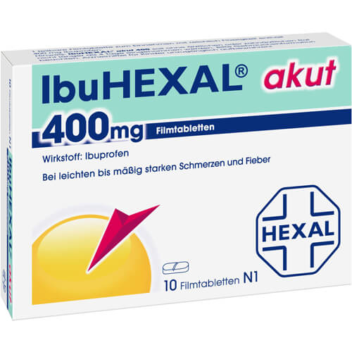 IBUHEXAL akut 400 Filmtabletten IBUHEXAL akut 400 Filmtabletten