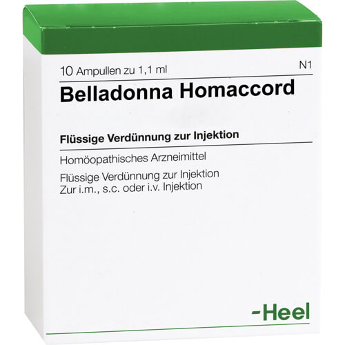 BELLADONNA HOMACCORD Ampullen BELLADONNA HOMACCORD Ampullen