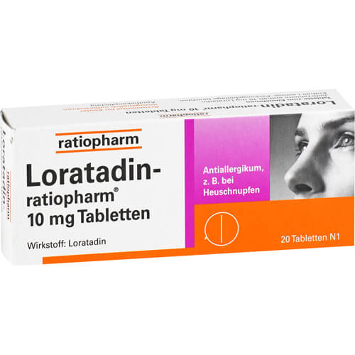LORATADIN-ratiopharm 10 mg Tabletten LORATADIN-ratiopharm 10 mg Tabletten