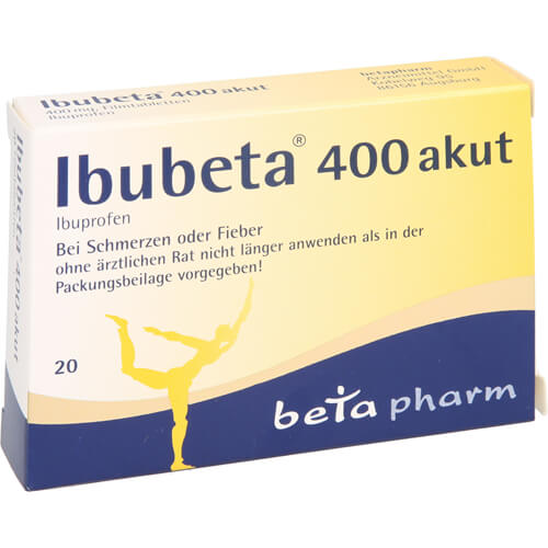 IBUBETA 400 akut Filmtabletten IBUBETA 400 akut Filmtabletten