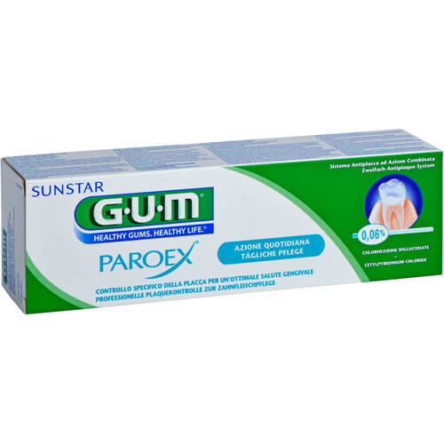 GUM PAROEX 0,06% CHX Zahnpasta GUM PAROEX 0,06% CHX Zahnpasta