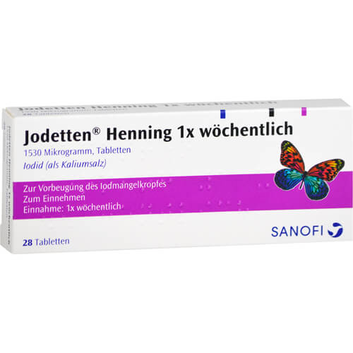 JODETTEN Henning 1x wöchentlich Tabletten JODETTEN Henning 1x wöchentlich Tabletten