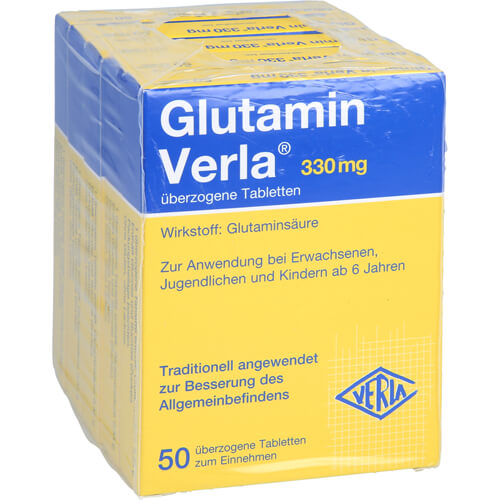 GLUTAMIN VERLA überzogene Tabletten GLUTAMIN VERLA überzogene Tabletten