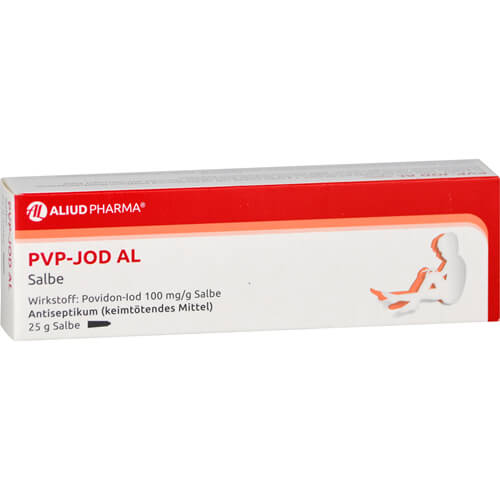 PVP-Jod AL Salbe bei Wunddesinfektion (Antiseptikum) PVP-Jod AL Salbe bei Wunddesinfektion (Antiseptikum)