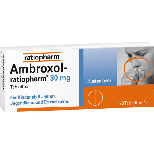 AMBROXOL-ratiopharm 30 mg Hustenlöser Tabletten AMBROXOL-ratiopharm 30 mg Hustenlöser Tabletten