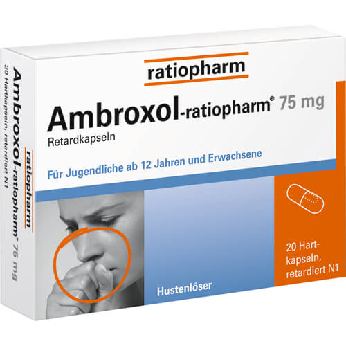 AMBROXOL-ratiopharm 75 mg Hustenlöser Retardkaps. AMBROXOL-ratiopharm 75 mg Hustenlöser Retardkaps.