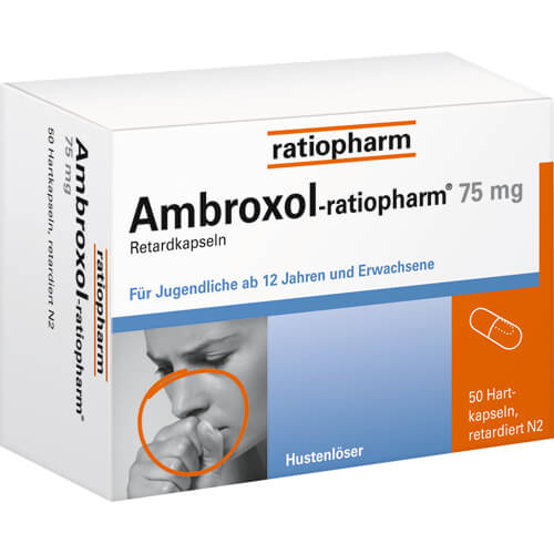 AMBROXOL-ratiopharm 75 mg Hustenlöser Retardkaps. AMBROXOL-ratiopharm 75 mg Hustenlöser Retardkaps.