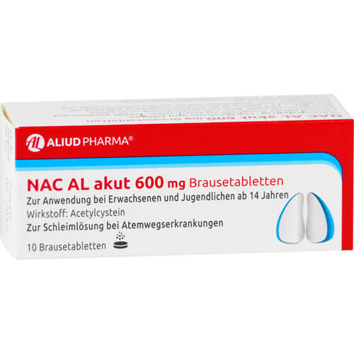 NAC AL akut 600 mg Brausetabletten zur Erleichterung des Abhustens bei erkältungsbedingter Bronchitis (Schleimlöser) NAC AL akut 600 mg Brausetabletten zur Erleichterung des Abhustens bei erkältungsbedingter Bronchitis (Schleimlöser)