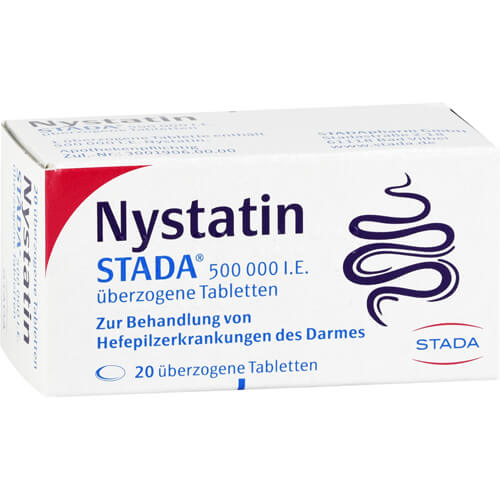 NYSTATIN STADA 500.000 I.E. überzogene Tab. NYSTATIN STADA 500.000 I.E. überzogene Tab.