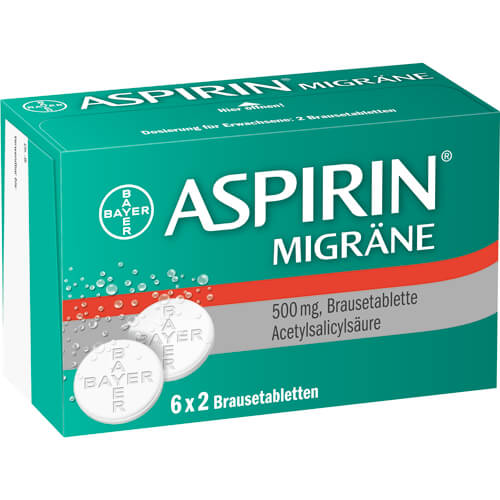 ASPIRIN MIGRÄNE 500 mg Brausetabletten ASPIRIN MIGRÄNE 500 mg Brausetabletten