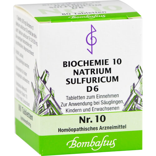 BIOCHEMIE 10 Natrium sulfuricum D 6 Tabletten BIOCHEMIE 10 Natrium sulfuricum D 6 Tabletten