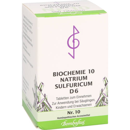 BIOCHEMIE 10 Natrium sulfuricum D 6 Tabletten BIOCHEMIE 10 Natrium sulfuricum D 6 Tabletten