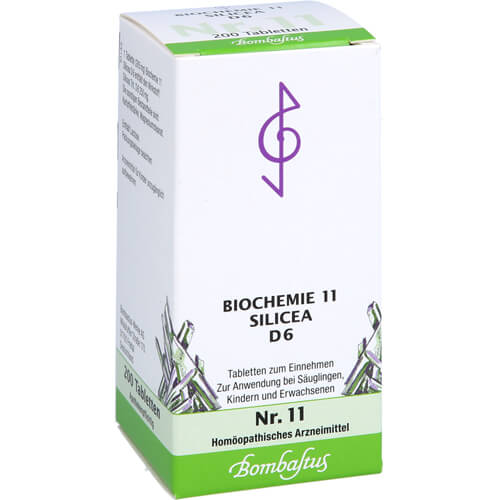 BIOCHEMIE 11 Silicea D 6 Tabletten BIOCHEMIE 11 Silicea D 6 Tabletten