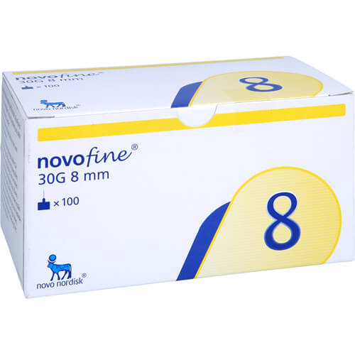 NOVOFINE Nadeln 0,30x8 mm NOVOFINE Nadeln 0,30x8 mm