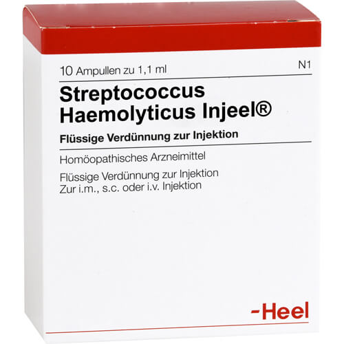 STREPTOCOCCUS HAEMOLYTICUS Injeel Ampullen STREPTOCOCCUS HAEMOLYTICUS Injeel Ampullen