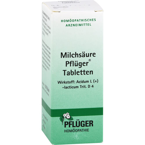 MILCHSÄURE Pflüger Tabletten MILCHSÄURE Pflüger Tabletten