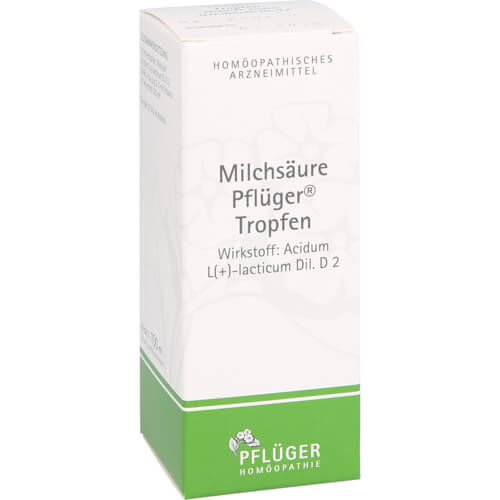 MILCHSÄURE Pflüger Tropfen MILCHSÄURE Pflüger Tropfen