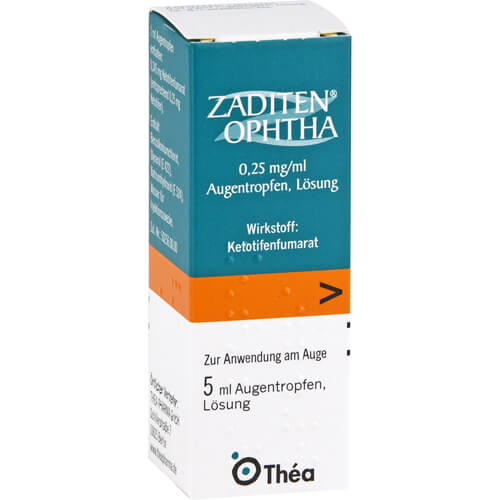 ZADITEN ophtha 0,25 mg/ml Augentropfen ZADITEN ophtha 0,25 mg/ml Augentropfen