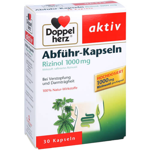DOPPELHERZ Abführ-Kapseln Rizinol 1.000 mg DOPPELHERZ Abführ-Kapseln Rizinol 1.000 mg
