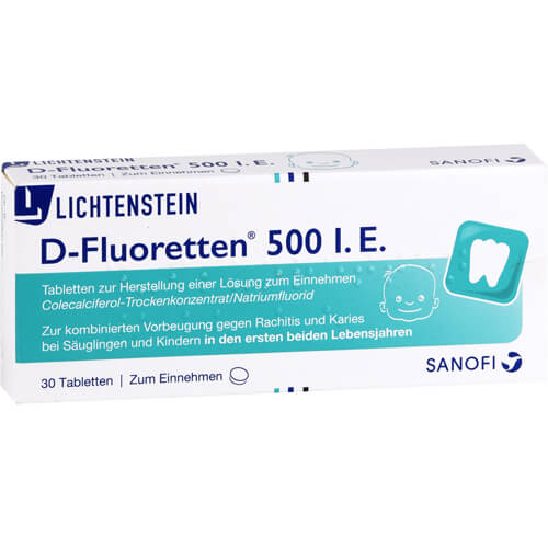 D FLUORETTEN 500 Tabletten D FLUORETTEN 500 Tabletten