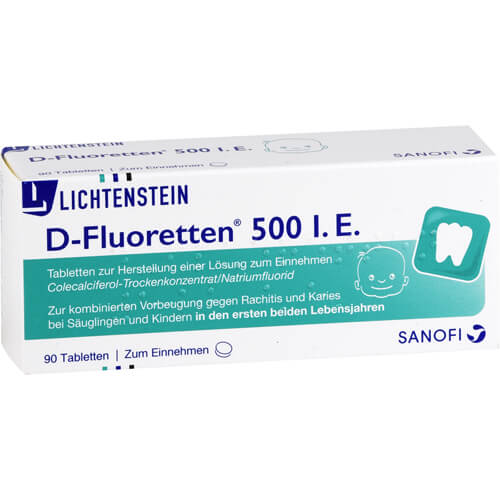 D FLUORETTEN 500 Tabletten D FLUORETTEN 500 Tabletten