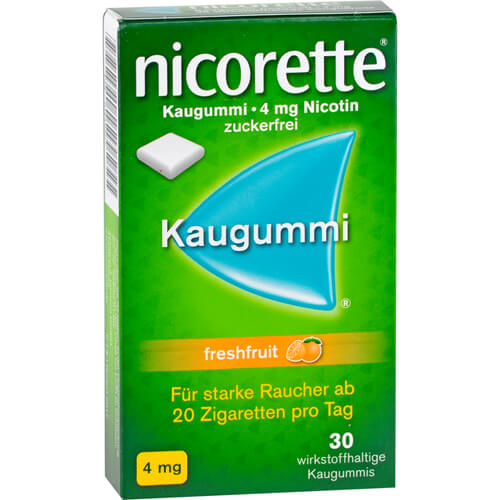 NICORETTE Kaugummi 4 mg freshfruit NICORETTE Kaugummi 4 mg freshfruit