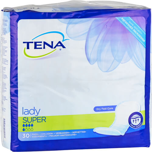 TENA LADY super Inkontinenz Einlagen TENA LADY super Inkontinenz Einlagen