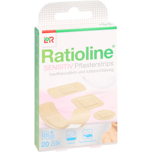 RATIOLINE sensitive Pflasterstrips in 4 Größen RATIOLINE sensitive Pflasterstrips in 4 Größen