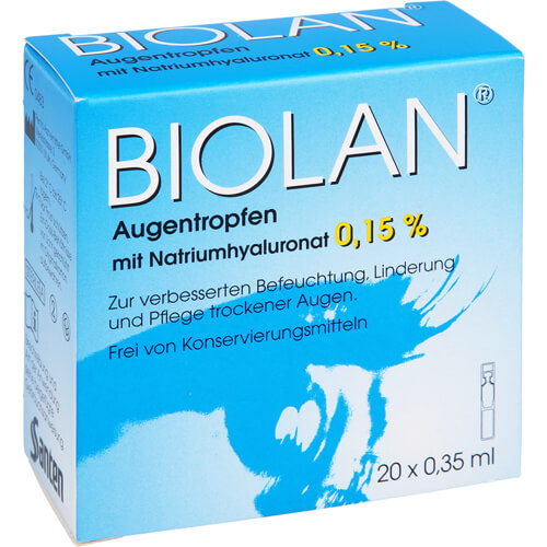 BIOLAN Augentropfen Einzeldosispipetten BIOLAN Augentropfen Einzeldosispipetten