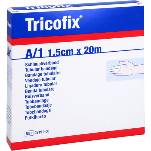 TRICOFIX Schlauchverband Gr.A 1,5 cmx20 m TRICOFIX Schlauchverband Gr.A 1,5 cmx20 m