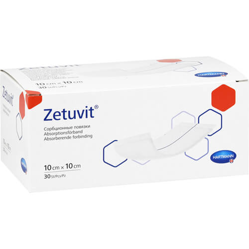 ZETUVIT Saugkompressen unsteril 10x10 cm ZETUVIT Saugkompressen unsteril 10x10 cm