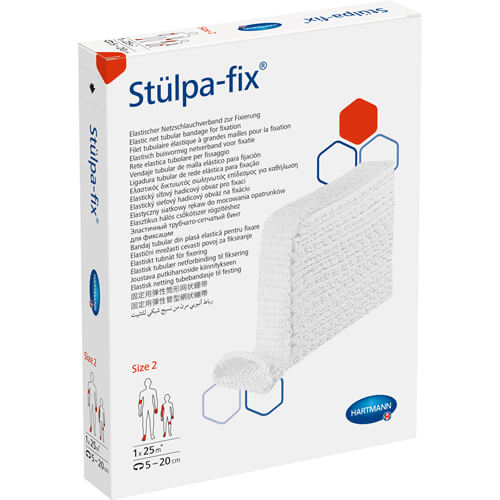 STÜLPA Fix Gr.2 Mehrfing./Kdr.Arm/-Bein 25 m Netz. STÜLPA Fix Gr.2 Mehrfing./Kdr.Arm/-Bein 25 m Netz.