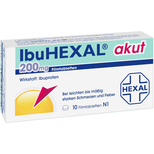 IBUHEXAL akut 200 Filmtabletten IBUHEXAL akut 200 Filmtabletten