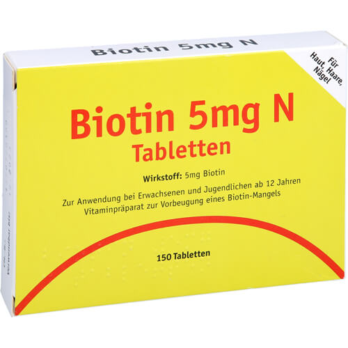BIOTIN 5 mg N Tabletten BIOTIN 5 mg N Tabletten
