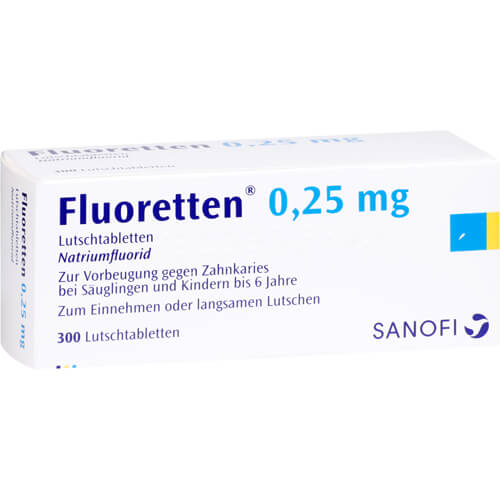 FLUORETTEN 0,25 mg Tabletten FLUORETTEN 0,25 mg Tabletten