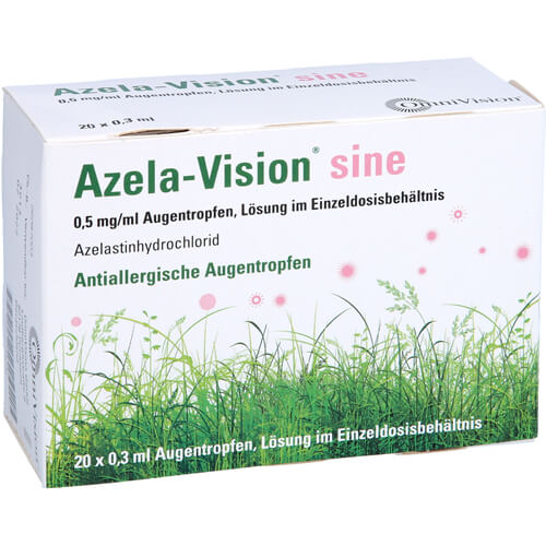 AZELA-Vision sine 0,5 mg/ml Augentr.i.Einzeldosis. AZELA-Vision sine 0,5 mg/ml Augentr.i.Einzeldosis.