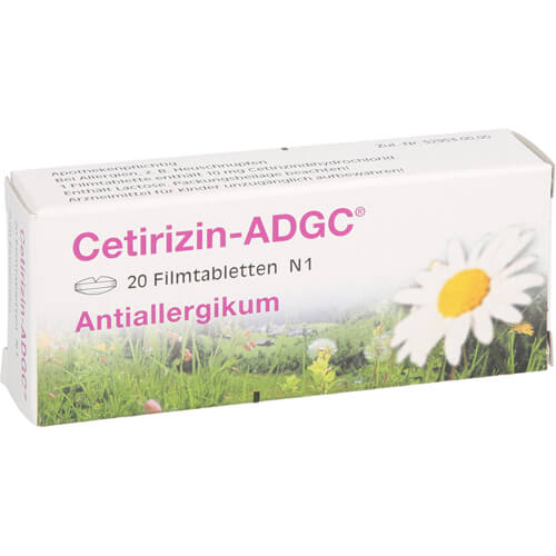 CETIRIZIN ADGC Filmtabletten CETIRIZIN ADGC Filmtabletten