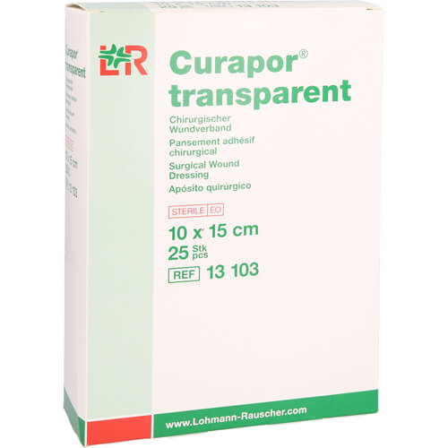 CURAPOR Wundverband steril transparent 10x15 cm CURAPOR Wundverband steril transparent 10x15 cm