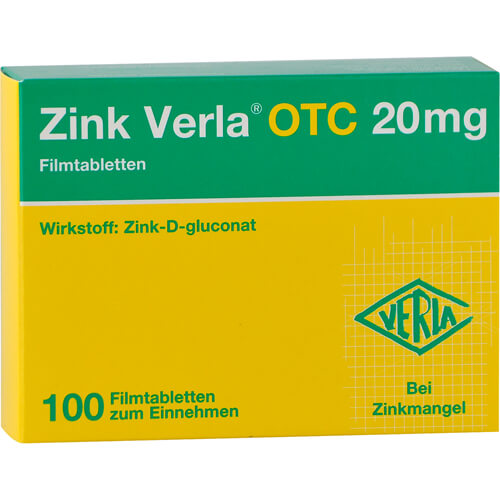 ZINK VERLA OTC 20 mg Filmtabletten ZINK VERLA OTC 20 mg Filmtabletten