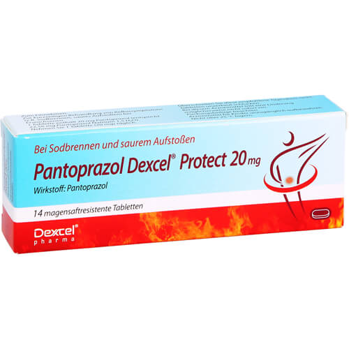 PANTOPRAZOL Dexcel Protect 20 mg magensaftres.Tab. PANTOPRAZOL Dexcel Protect 20 mg magensaftres.Tab.