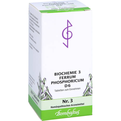 BIOCHEMIE 3 Ferrum phosphoricum D 6 Tabletten BIOCHEMIE 3 Ferrum phosphoricum D 6 Tabletten